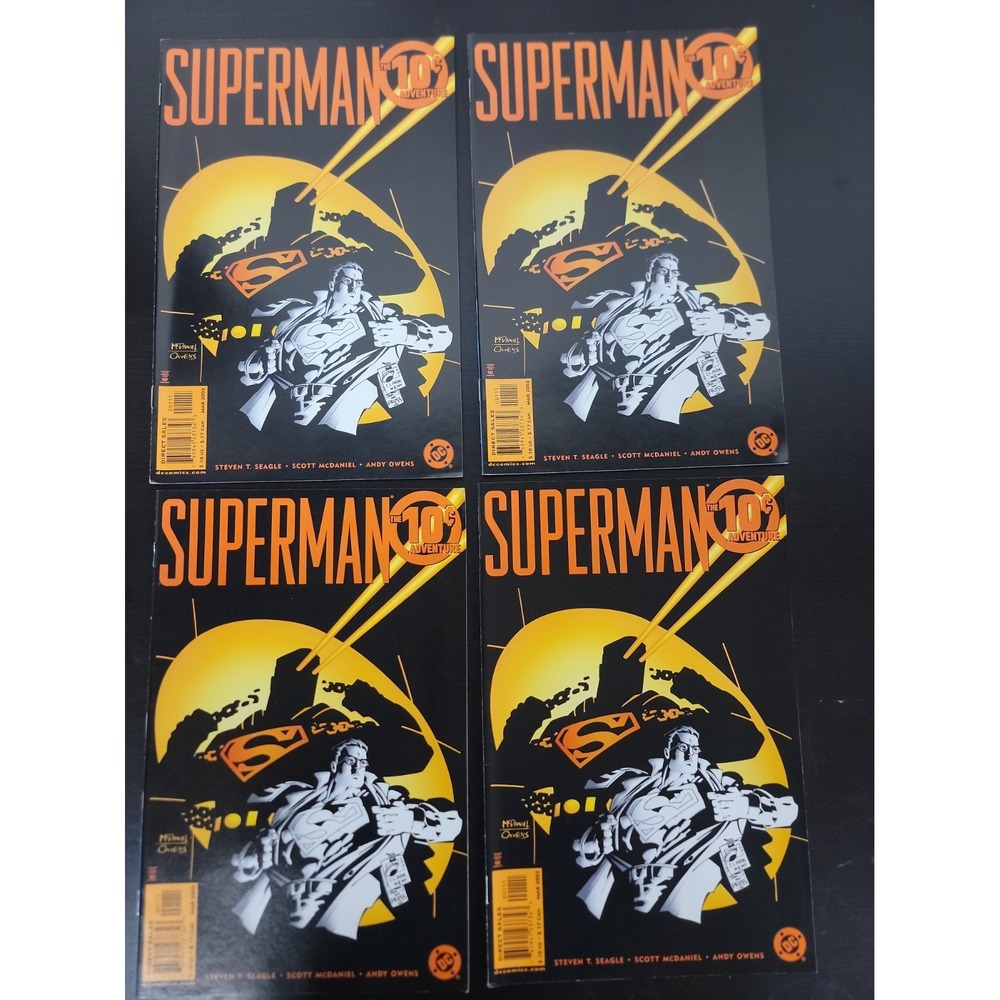 Lot of 4 Superman 10 Cent Adventure Comic #1 1st Appearance Cir-El Supergirl NM!